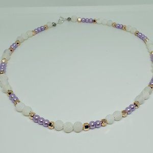 Beaded Choker with Matching Ankle Bracelet